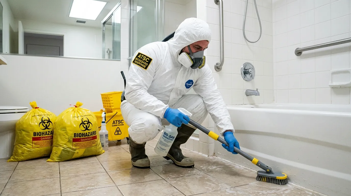 Decontamination equipment deployed for Blood Cleanup in Stanford